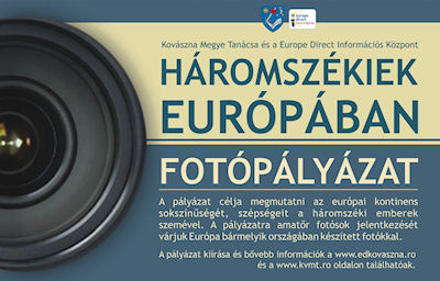 Háromszékiek Európában - fotópályázat