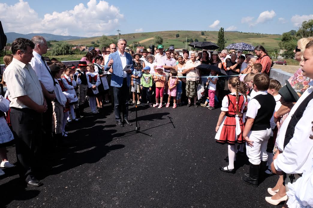 Inaugurarea de pod la Aita Mare