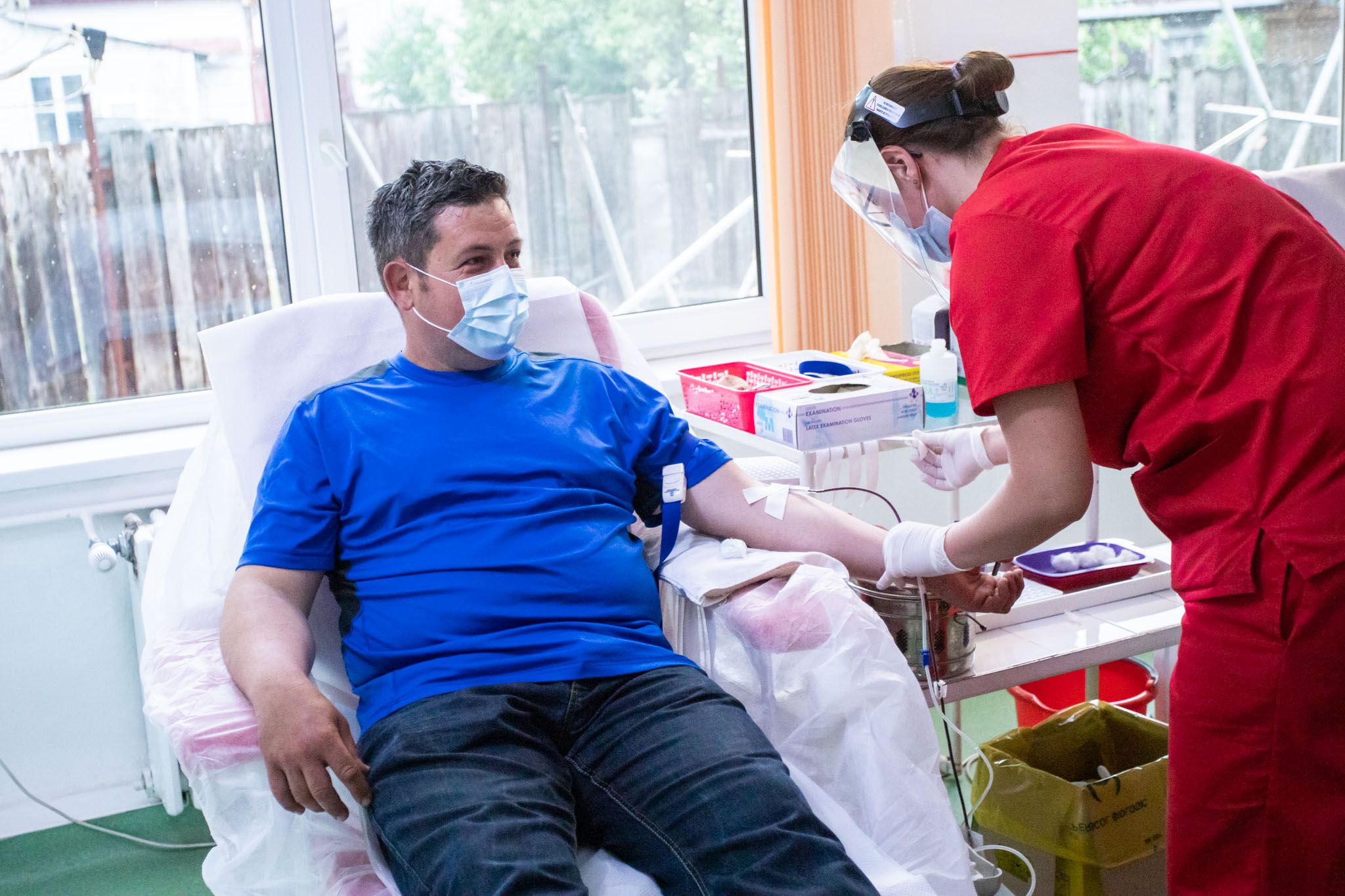 Donatorii de sânge sunt așteptați în condițiide maximă siguranţă